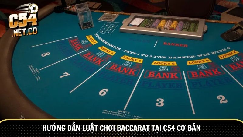 Hướng dẫn luật chơi baccarat tại C54 cơ bản