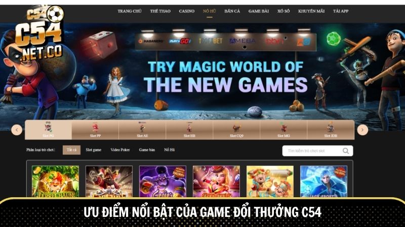Giới thiệu về thương hiệu game đổi thưởng C54